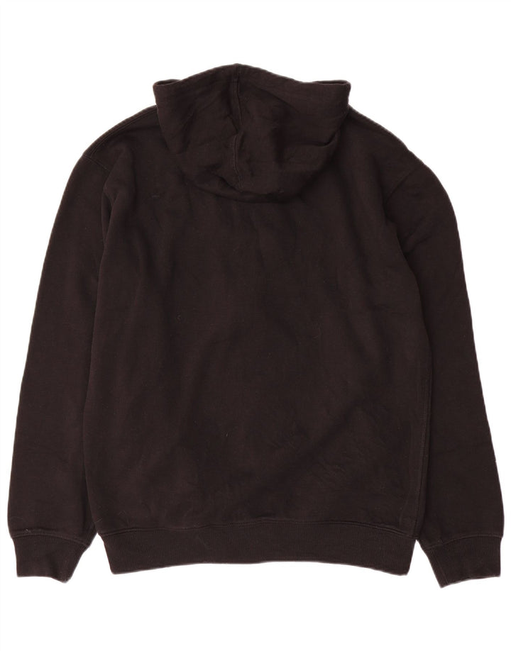 CARRERA Suéter con capucha y cremallera para hombre Grande Poliéster negro