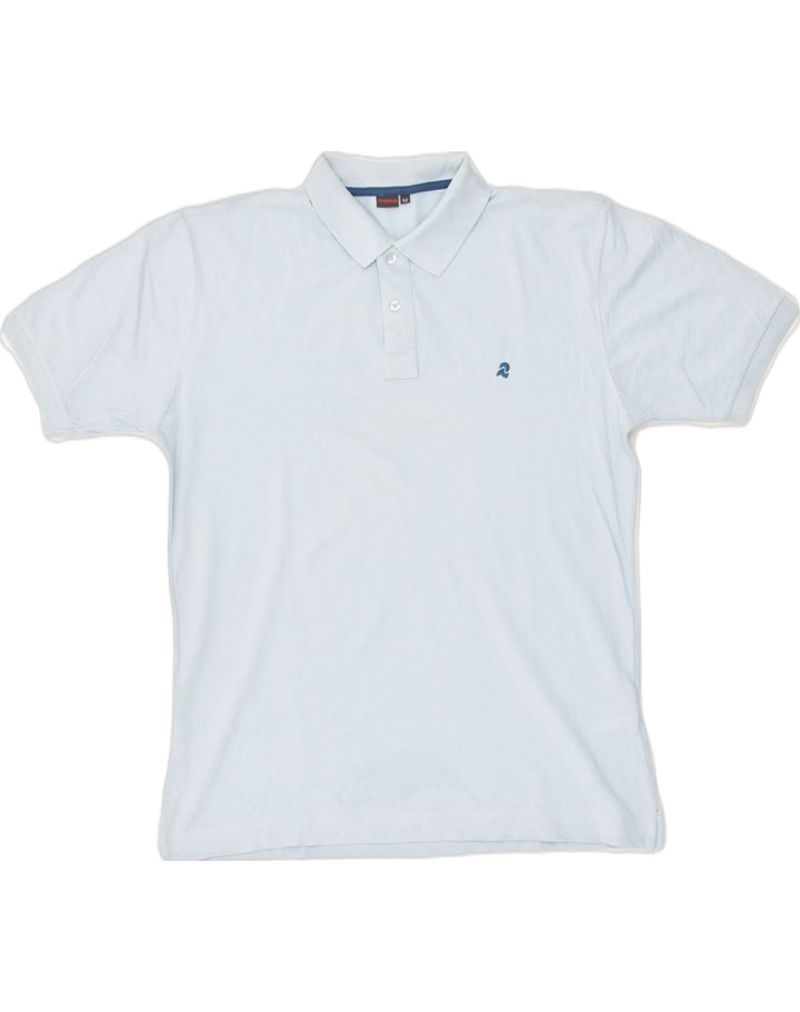 INVICTA Mens Polo Shirt IT 52 Large Blue Cotton | Vintage Invicta | Thrift | Second-Hand Invicta | Used Clothing | Messina Hembry 