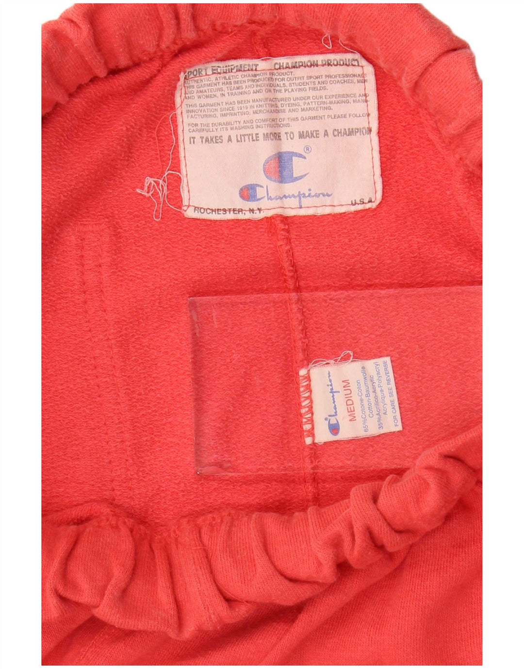 CHAMPION Pantalones de chándal para mujer Joggers UK 14 Medium Red Cotton