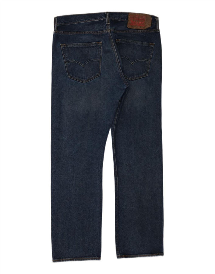 Vaqueros Levi's Hombre Rectos W33 L30 Algodón Azul Marino