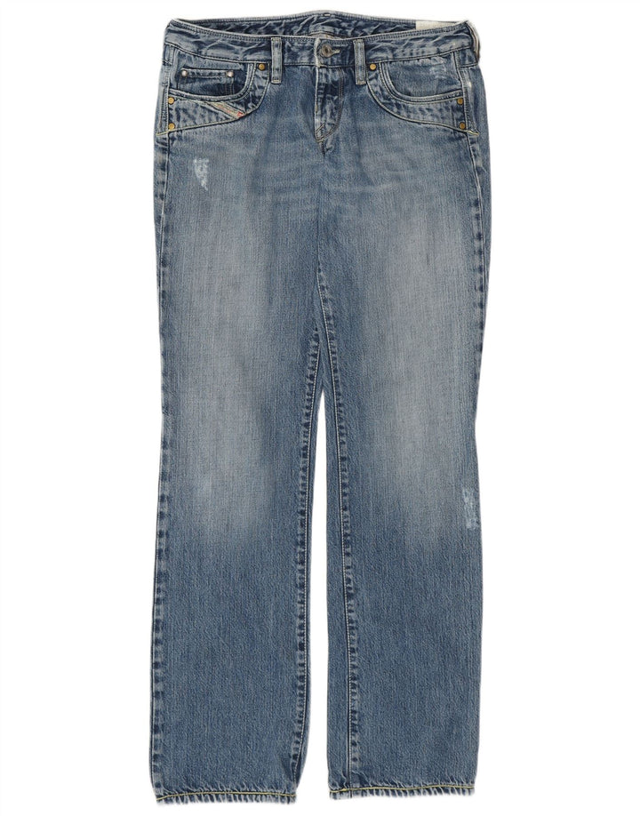 Diesel Mujer Kycut Vaqueros Rectos W30 L32 Algodón Azul