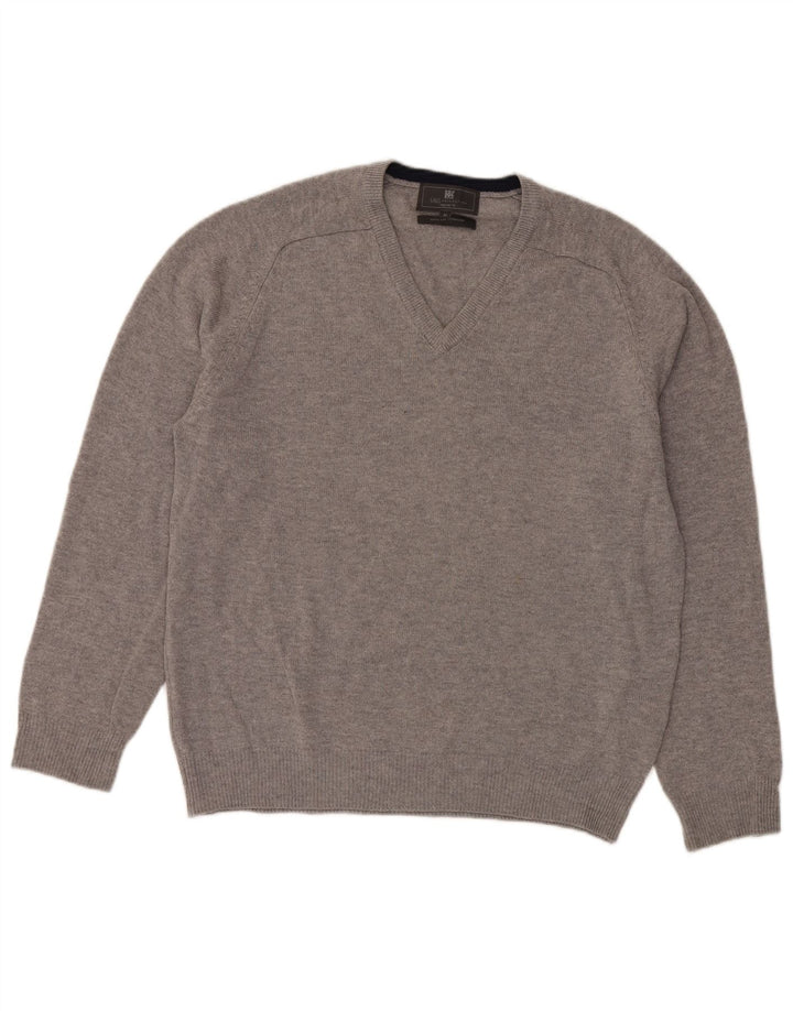 Marks & Spencer Jersey Regular Fit con Cuello en V para Hombre Gris Medio