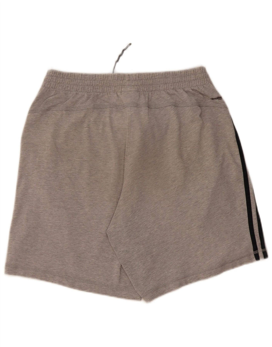 Pantalones cortos deportivos ADIDAS Climalite para hombre de algodón moteado gris medio