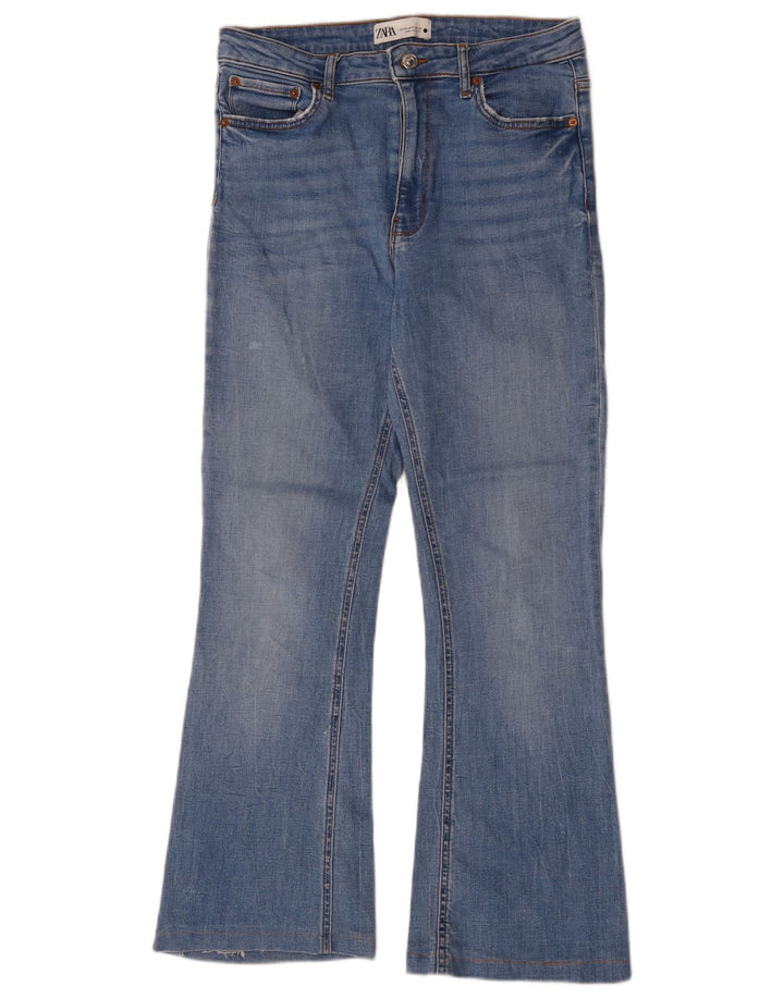 Zara Jeans Bootcut Mujer EU 40 Medium W30 L28 Azul