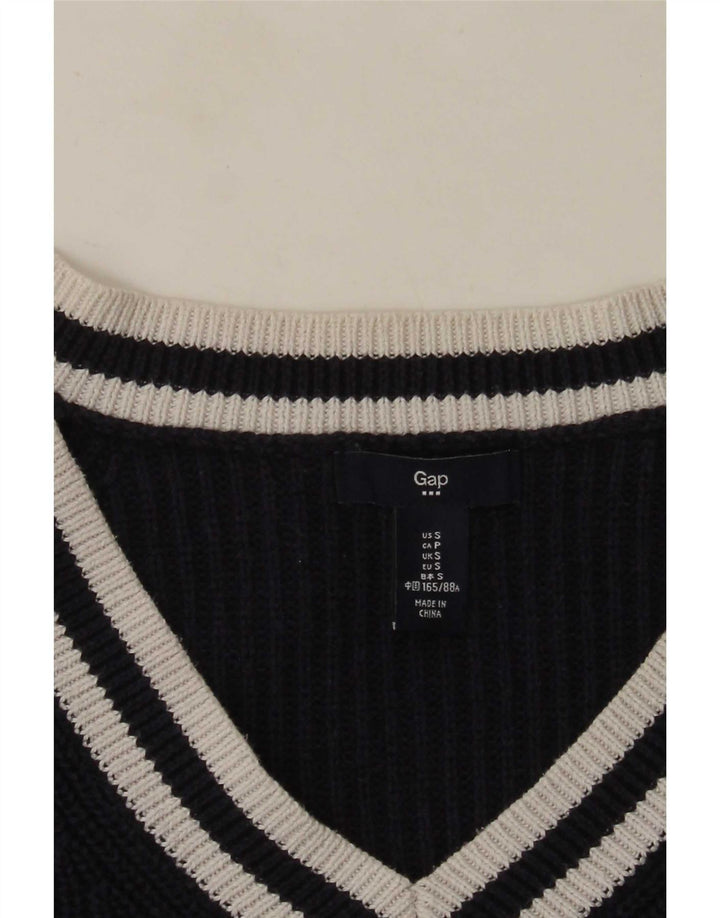 Gap Jersey con Cuello en V para Mujer UK 10 Small Azul Marino