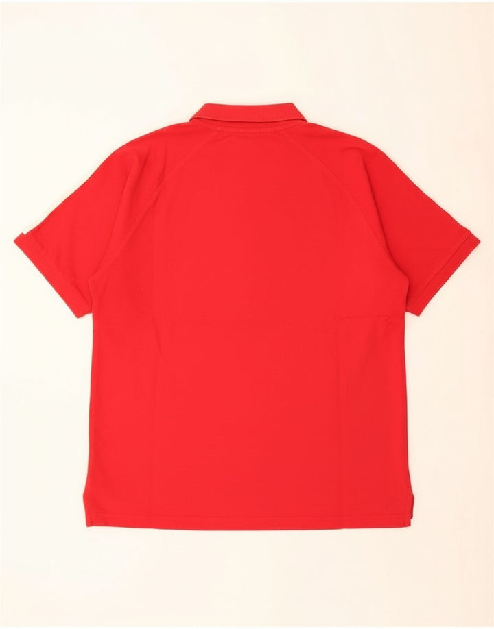 Polo Adidas Hombre Algodón Rojo Medio