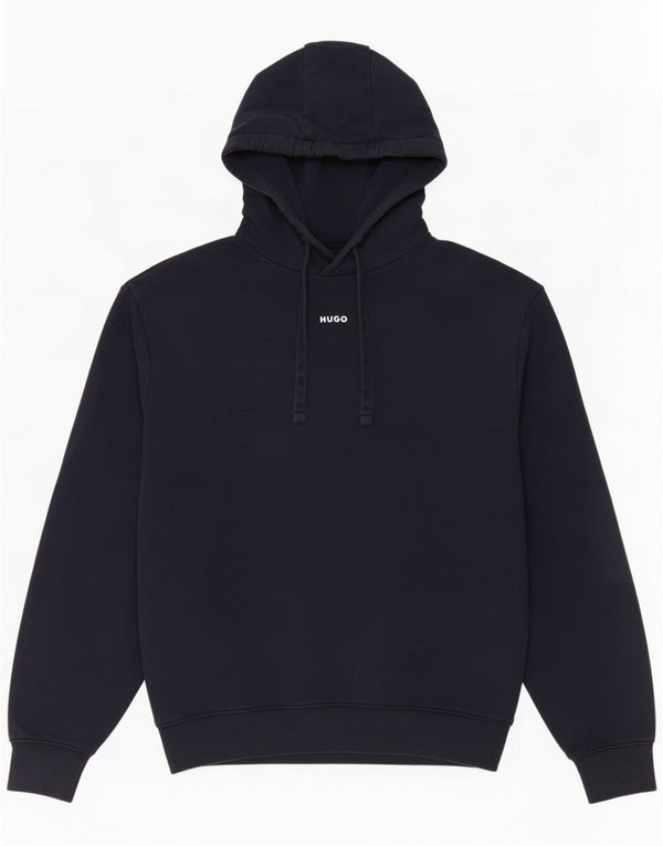 Hugo Boss Mens Hoodie Jumper Medium Navy Blue Cotton
