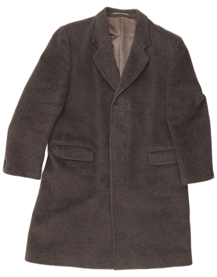 Kilmaine Abrigo Chesterfield para hombre Reino Unido 36 Pequeño Lana Gris