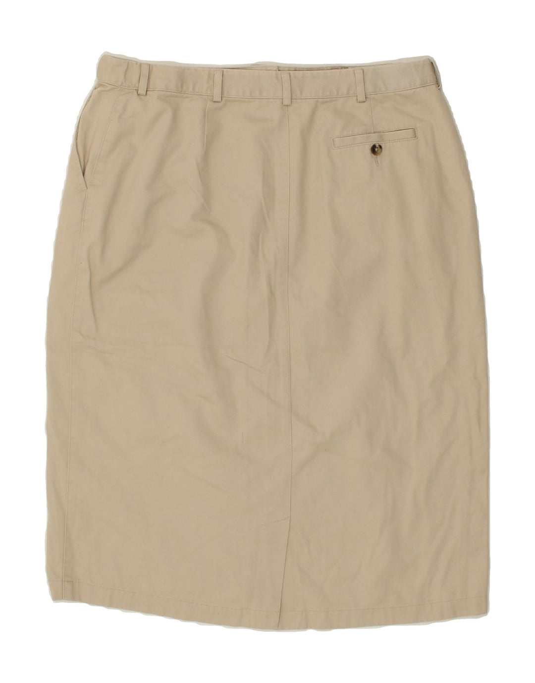 L.L.BEAN Womens Straight Skirt US 16 2XL W34 Grey Cotton | Vintage L.L.Bean | Thrift | Second-Hand L.L.Bean | Used Clothing | Messina Hembry 