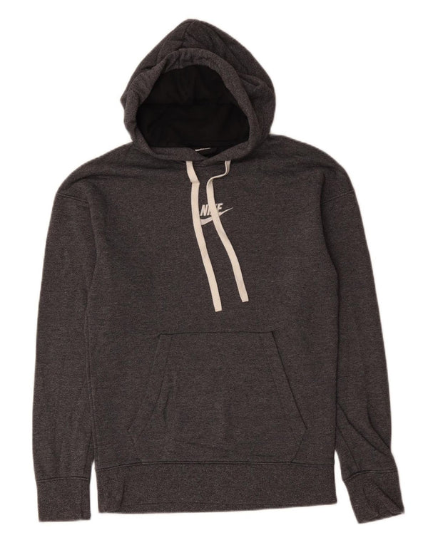 NIKE Sudadera con capucha para mujer UK 12 Algodón gris medio