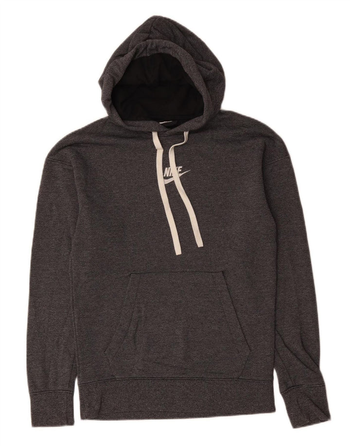 NIKE Sudadera con capucha para mujer UK 12 Algodón gris medio
