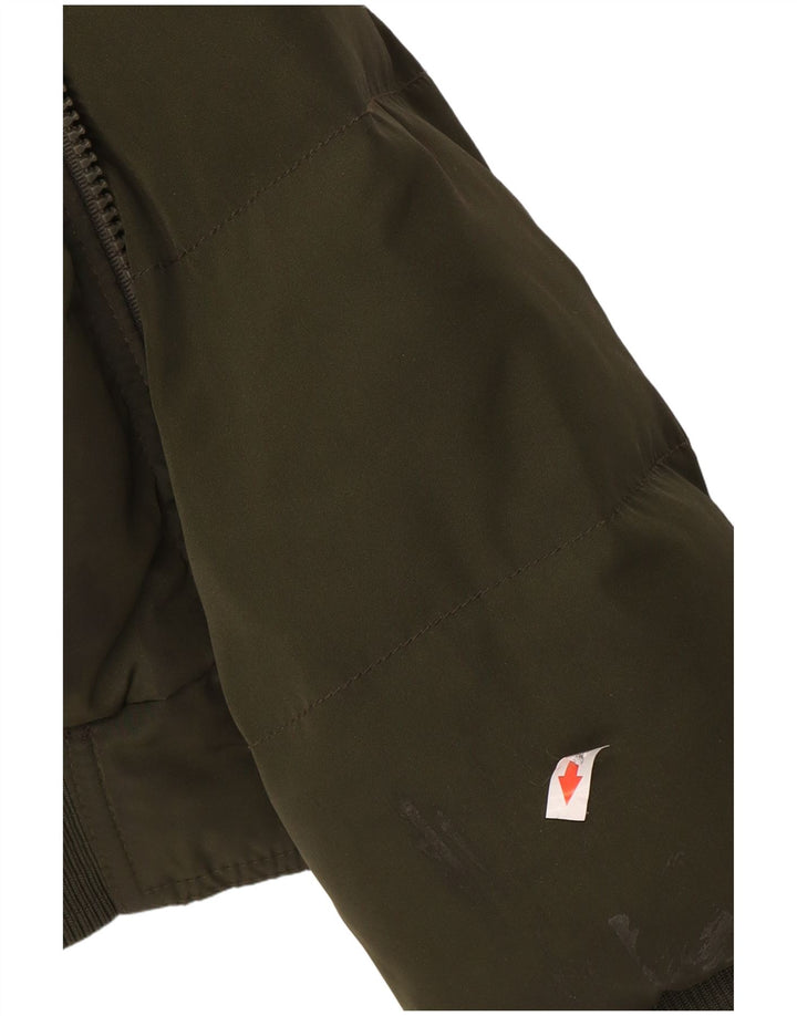 Tommy Hilfiger Chaqueta acolchada para hombre UK 38 Poliéster verde medio