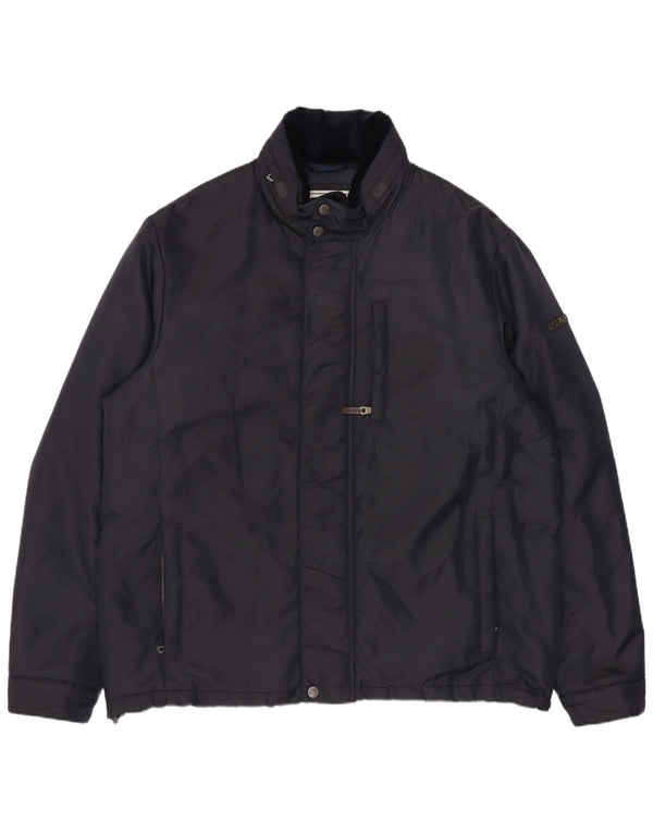 Geox Chaqueta acolchada Respira para hombre UK 44 2XL Poliéster azul marino