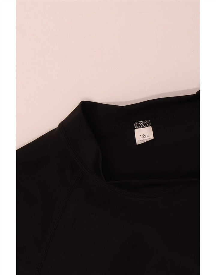Rip Curl Camiseta gráfica para mujer Top US 12 Grande Poliamida negra