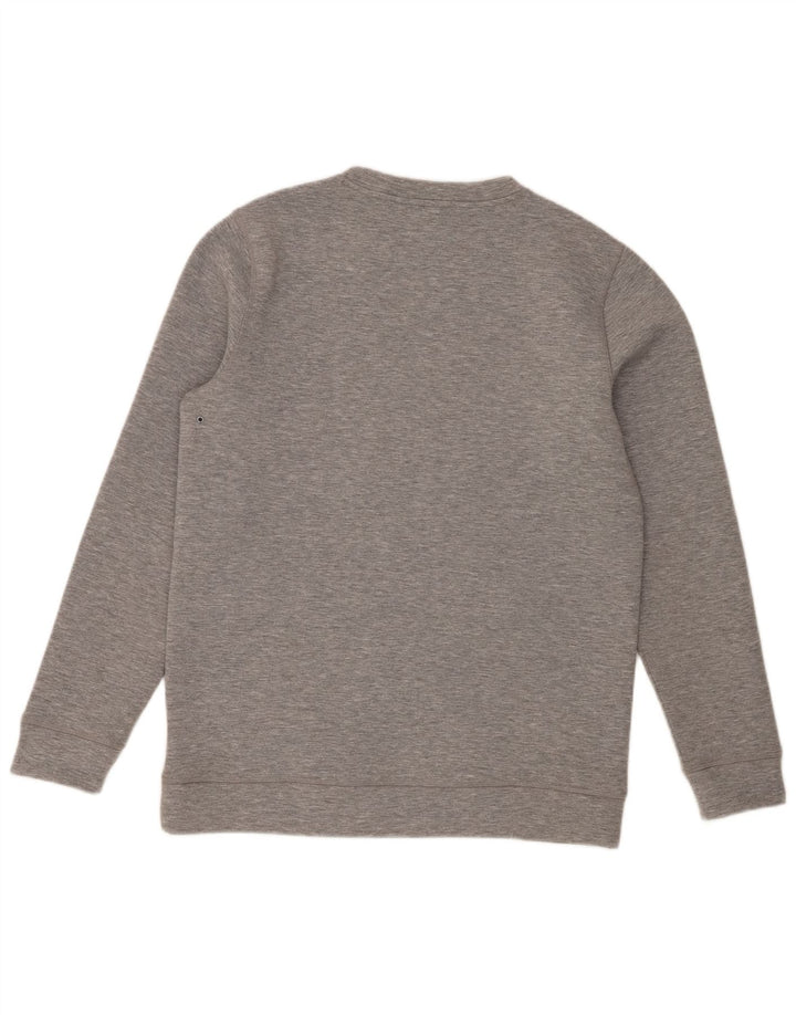 Quiksilver Hombre Sudadera Gráfica Jumper Grande Poliéster Gris