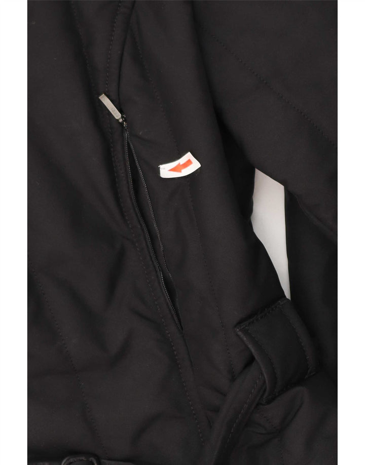 Refrigiwear Chaqueta acolchada con capucha para mujer IT 46 Poliéster negro grande