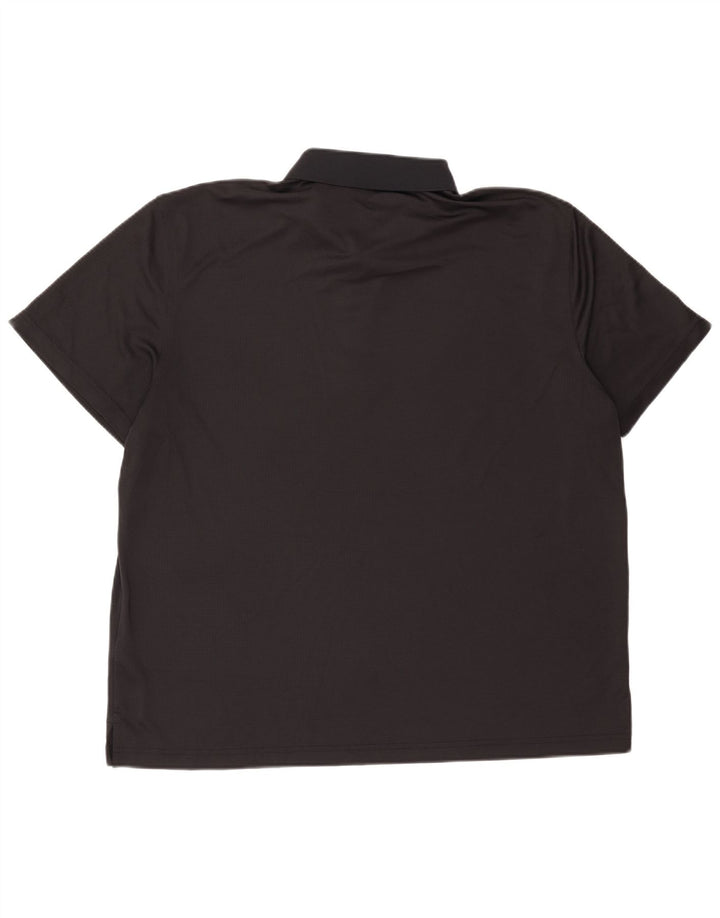 Polo Izod Hombre 2XL Poliéster Negro