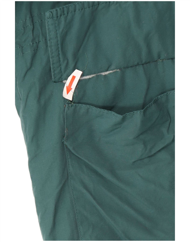 Vintage mujer con capucha Parka chaqueta Reino Unido 16 verde grande