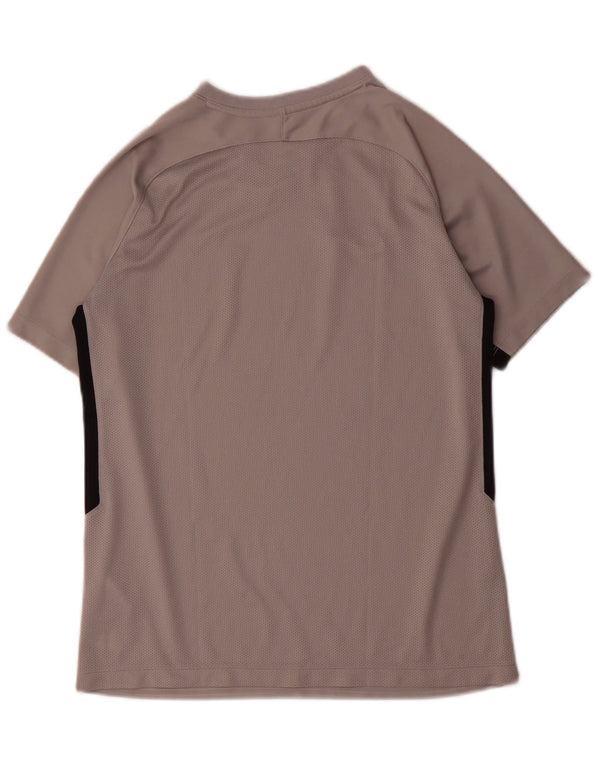 Nike Camiseta Dri Fit para niños 13-14 años XL Gris Colorblock Poliéster