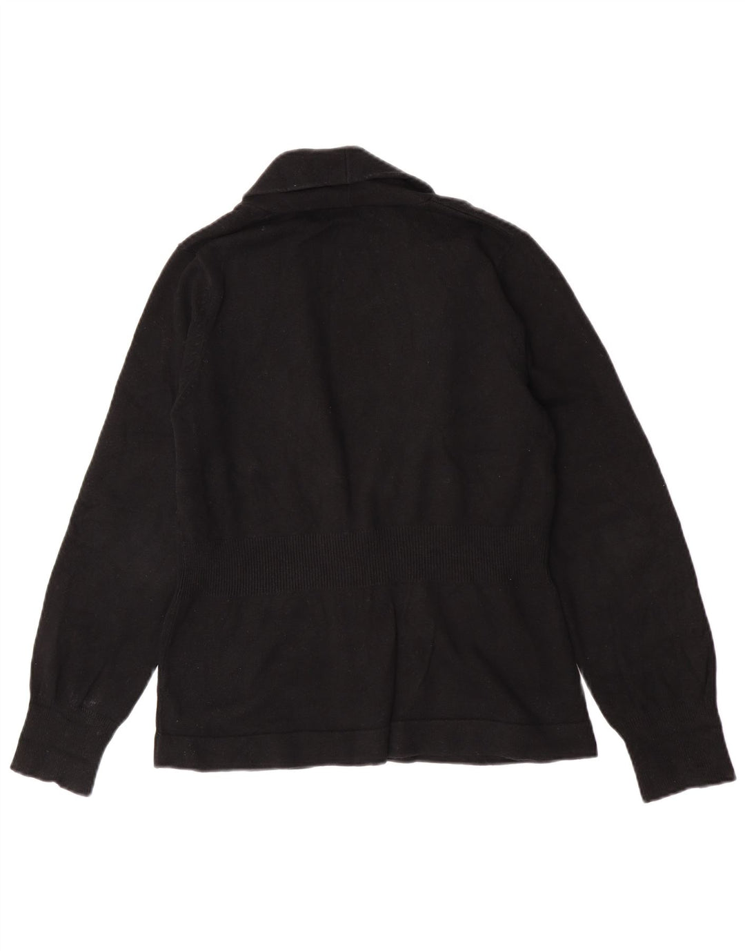 Eddie Bauer Suéter tipo cárdigan para mujer Reino Unido 14 Algodón negro mediano