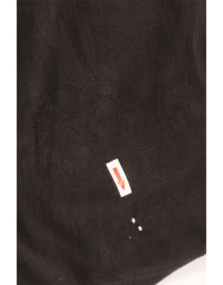 Brugi Jersey de forro polar con cuello y cremallera para mujer UK 44 Mediano Poliéster negro