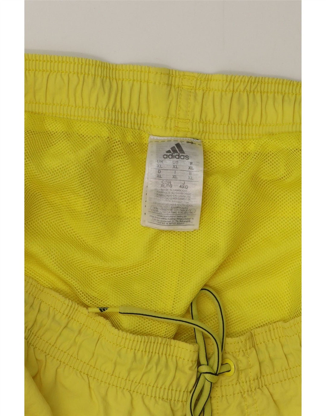 Bañador ADIDAS Hombre XL Amarillo Poliéster