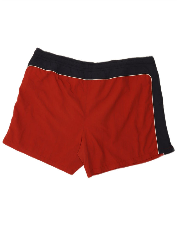 Sergio Tacchini Bañador con estampado gráfico para hombre, 2XL, color rojo, poliamida