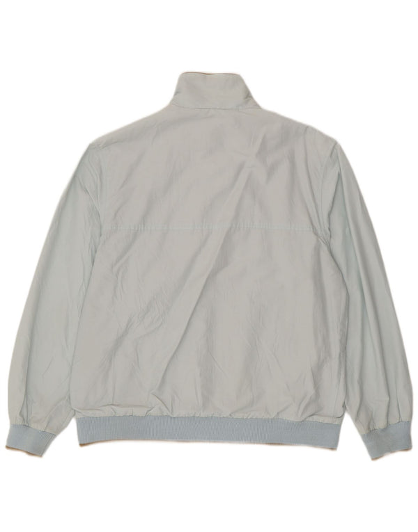Geox Mens Respira Bomber Jacket UK 40 Grande Algodón Azul