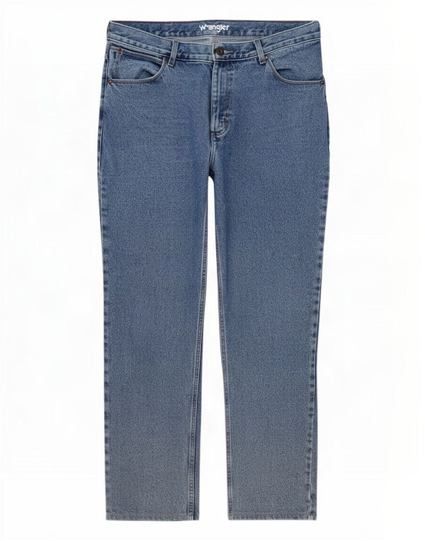 Vaqueros Wrangler Hombre Rectos W36 L32 Algodón Azul