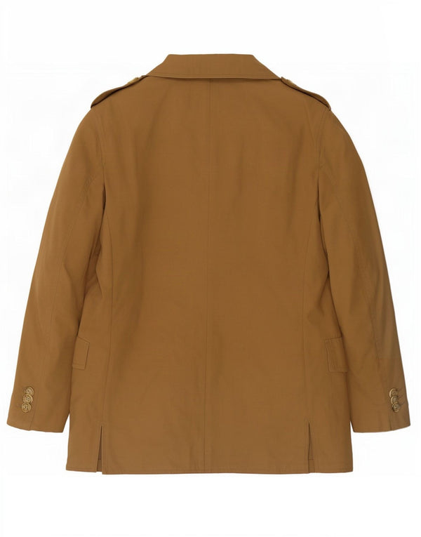 Byblos Chaqueta militar de doble botonadura para mujer IT 46 L Beige