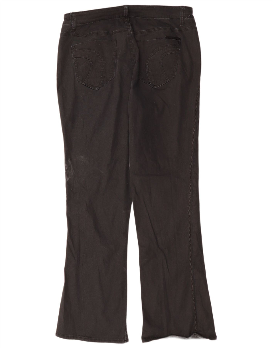 Dkny Jeans Bootcut para Mujer US 16 2XL W32 L31 Algodón Negro