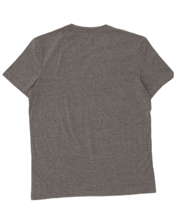 Guess Camiseta gráfica para mujer Top UK 44 Grande Gris Algodón