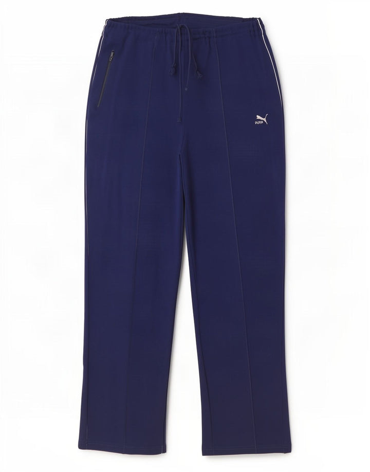 Pantalón De Chándal Puma Hombre Grande Azul Poliamida