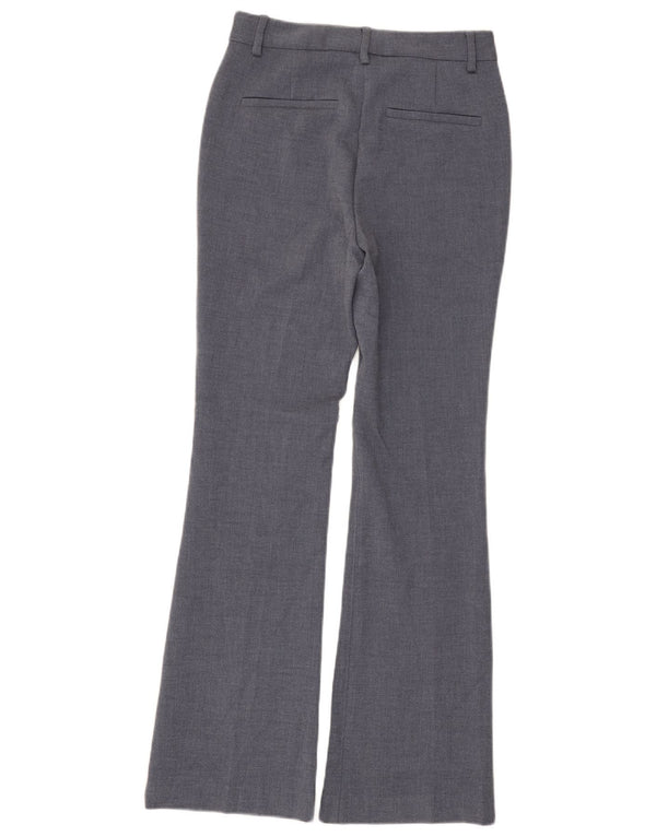 Marks & Spencer Pantalones chinos de cintura alta para mujer UK 8 Small W27 L31 Azul