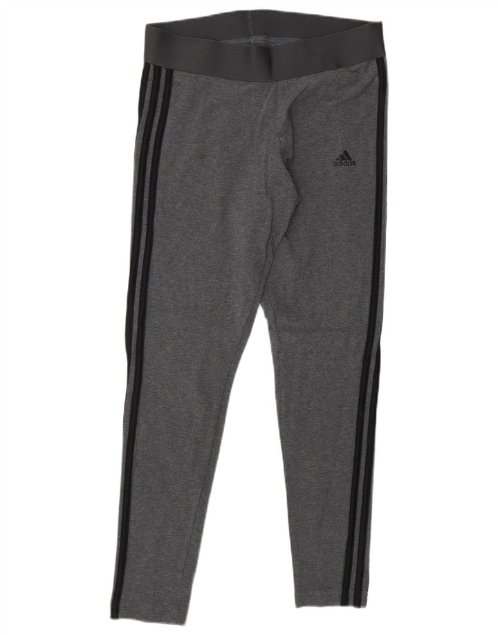 Leggings ADIDAS para mujer Reino Unido 12/14 Algodón gris medio