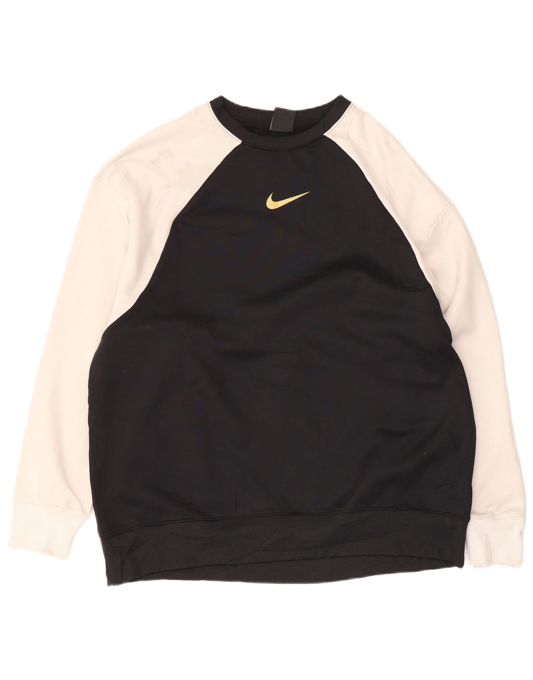 Nike Hombre Dri Fit Sudadera Jumper Grande Negro Colorblock Poliéster