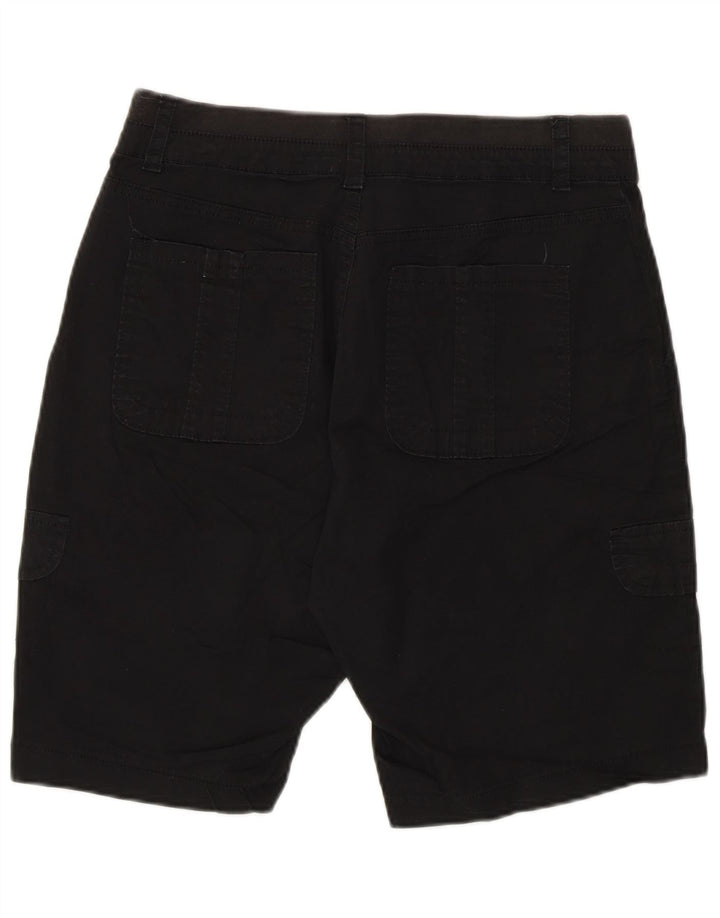 Lee Shorts Cargo de Ajuste Relajado para Mujer US 6 Medium W28 Algodón Negro