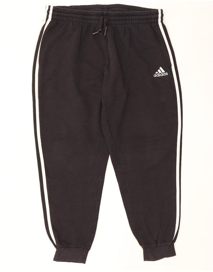 Adidas Hombre Pantalones De Chándal Joggers XL Negro Algodón