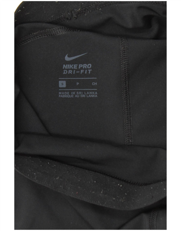 NIKE Pantalones cortos deportivos Dri Fit Graphic para mujer, talla 8, color negro