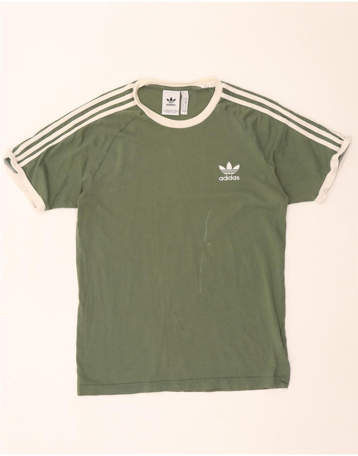Camiseta Adidas Hombre Top Medium Verde Algodón