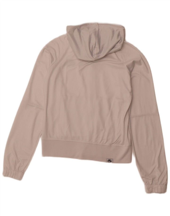 NIKE Sudadera con capucha y cremallera para mujer UK 10/12 Medium White