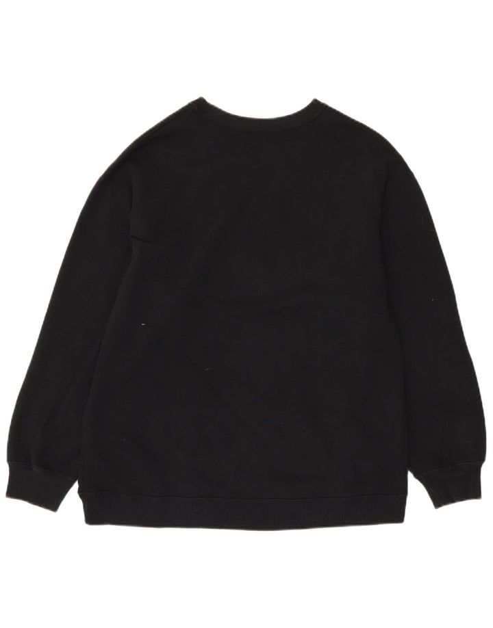 Hollister Hombre Sudadera Jumper Pequeño Algodón Negro