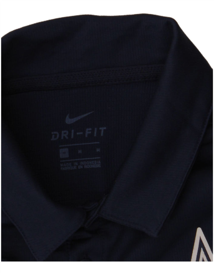 Nike Polo Dri Fit para Hombre Azul Marino Mediano