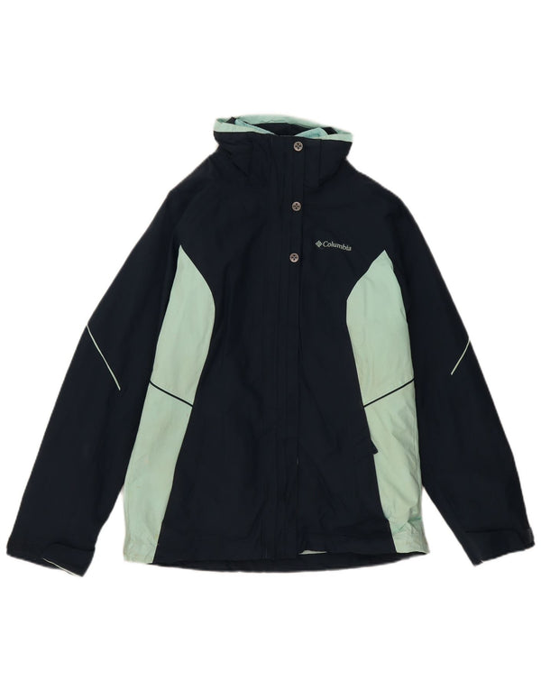Columbia Chaqueta Cortavientos Bugaboo para Mujer UK 10 Small Azul Marino