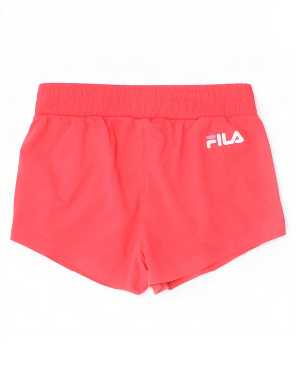 Fila Shorts deportivos con estampado gráfico para niñas 11-12 años Algodón color block rosa