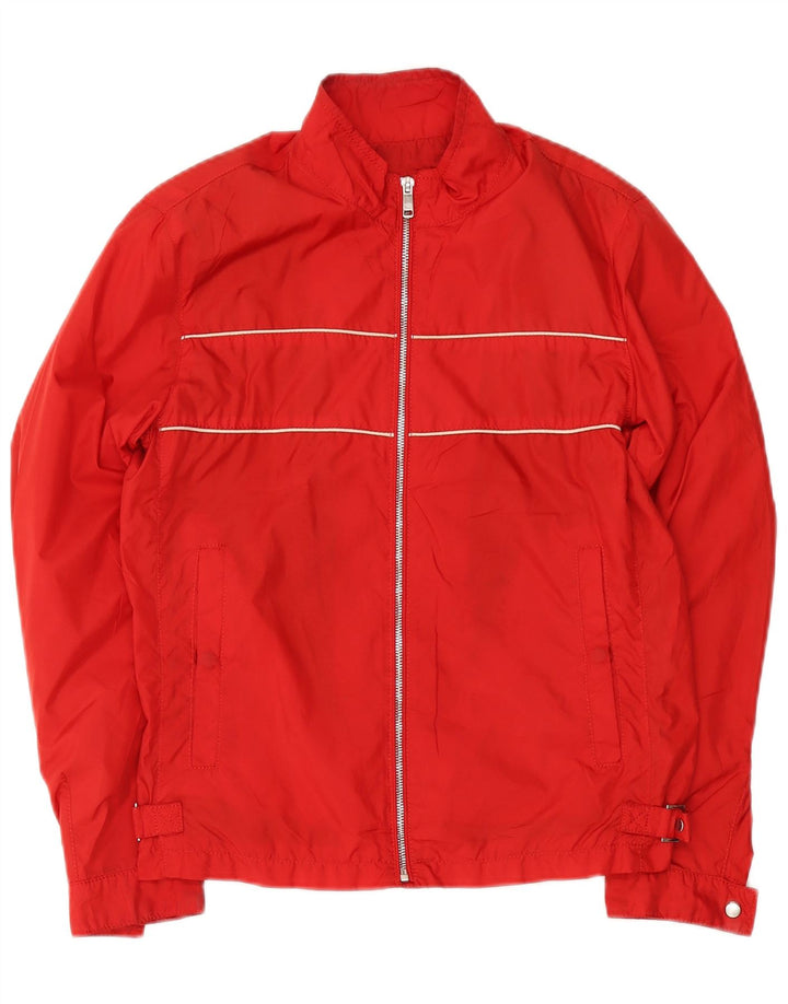 Zara Hombre Chándal Top Chaqueta Pequeña Poliéster Rojo