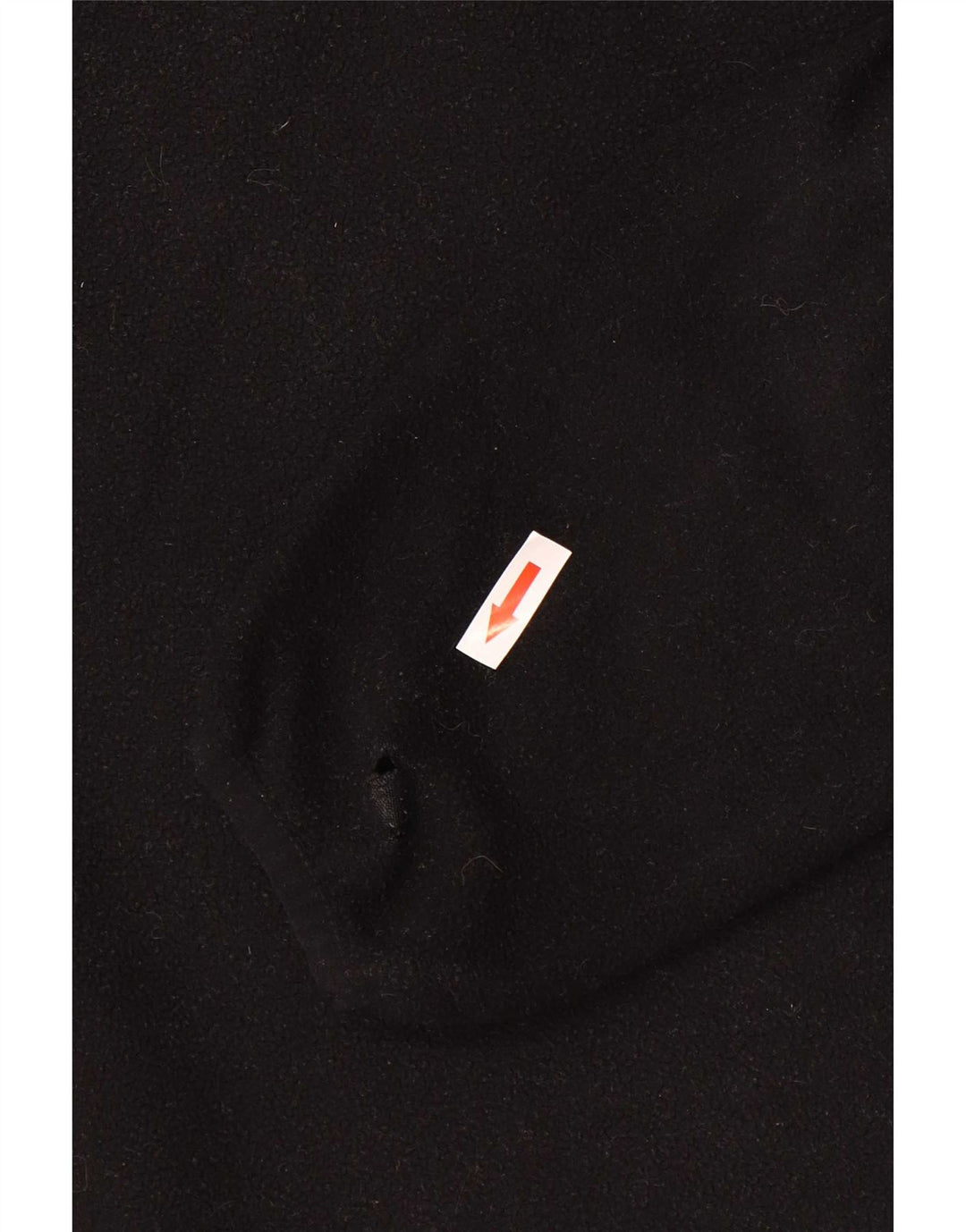 Canterbury Jersey de forro polar con cuello y cremallera para hombre Poliéster negro mediano