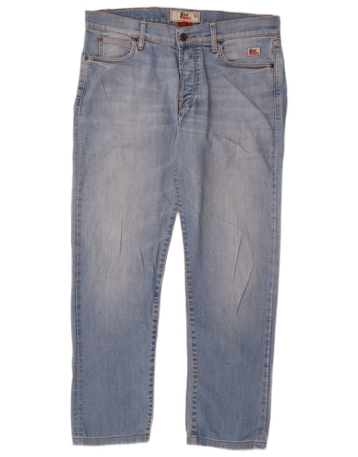 Roy Rogers Vaqueros rectos para hombre W34 L30 Algodón azul