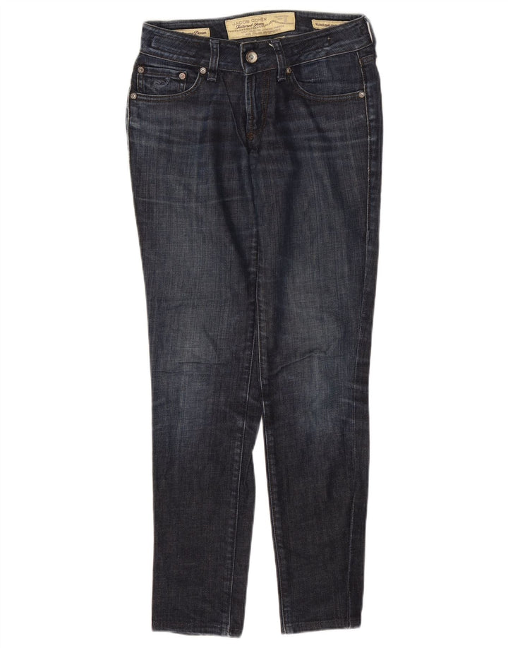 Jacob Cohen Vaqueros ajustados para mujer W27 L28 Algodón azul