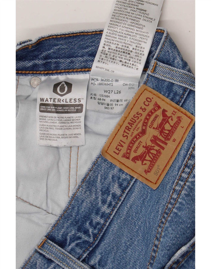 Vaqueros Levi's Mujer 501 Rectos W27 L26 Algodón Azul
